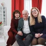 Kleine-Zeitung-Korrespondent und ORF-Reporter Christian Wehrschütz in seiner Wohnung in Salzburg mit Ehefrau Elisabeth und Tochter Immanuela