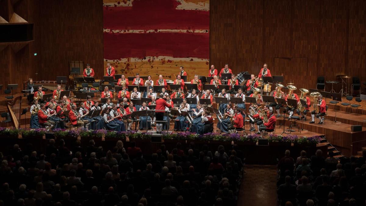 Die Stadtmusikkapelle Wilten gestaltet das Neujahrskonzert