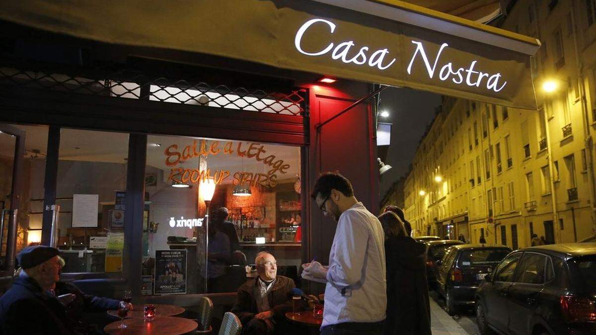 Die Pariser Pizzeria "Casa Nostra"