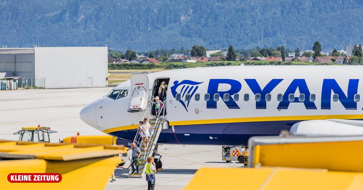 Klagenfurt Airport: Ryanair returns with these destinations