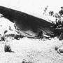 Eine &quot;Darstellung&quot; des angeblich weltweit ersten UFO-Absturzes, wie es sich Medien 1933 vorgestellt haben