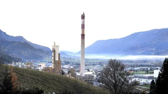 Vor den Abbrucharbeiten: Trieben und der „Lange Ernst“ Anfang November 2020
