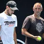 Dominic Thiem (links) und Thomas Muster