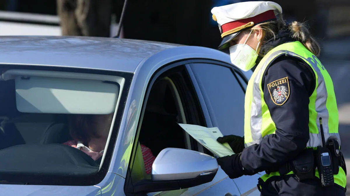 Ab Dienstag werden Ausreisekontrollen aus dem Bezirk Braunau durchgeführt.