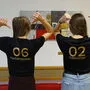 Die Schüler der 5a haben sich T-Shirts machen lassen