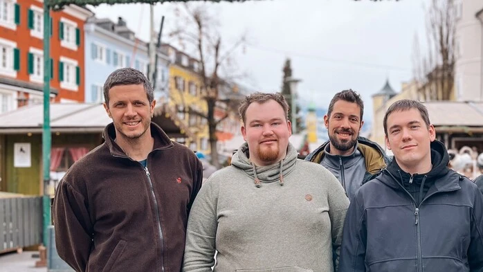 Gregor Sanders, Patrick Klocker, Tobias Schweiger, Marcel Persterer in Lienz