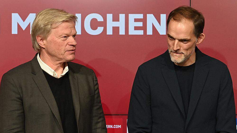 Bayern-Boss Oliver Kahn und Neo-Trainer Thomas Tuchel