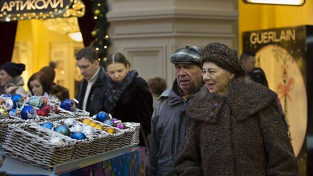 Weihnachtsstimmung in Moskau 
