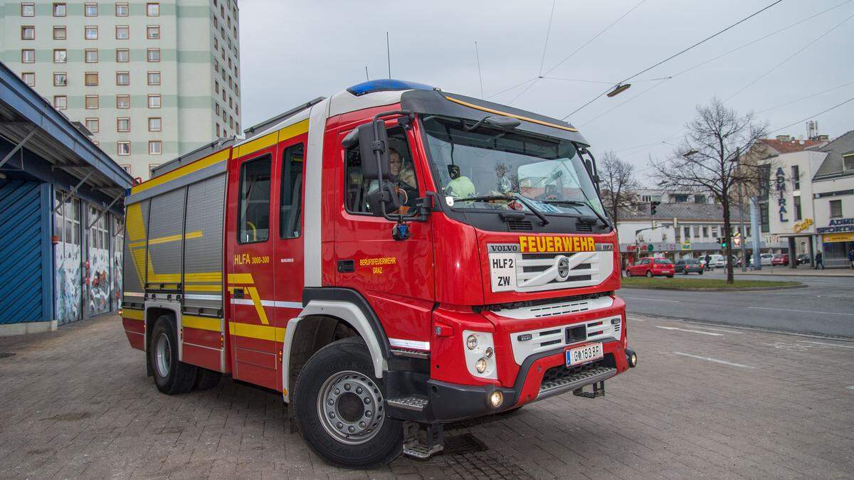 Einsatz für die Grazer Berufsfeuerwehr