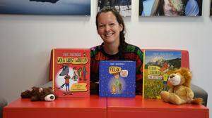 Sabine Zaihsenberger ist mit ihren drei Kinderbüchern zu Gast im Regionalbüro