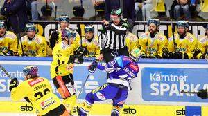 Der EC VSV verlor trotz 1:0-Führung mit 2:3 gegen die Vienna Capitals