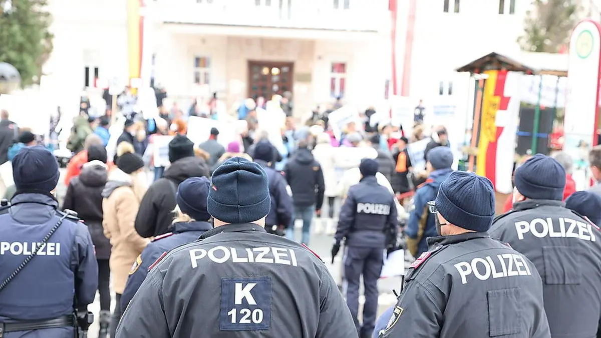 Die Polizei sieht keinen Grund, Corona-Demos in Klagenfurt am Wochenende einzuschränken