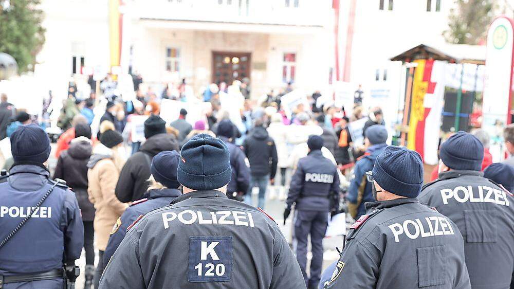 Die Polizei sieht keinen Grund, Corona-Demos in Klagenfurt am Wochenende einzuschränken