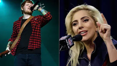Ed Sheeran und Lady Gaga