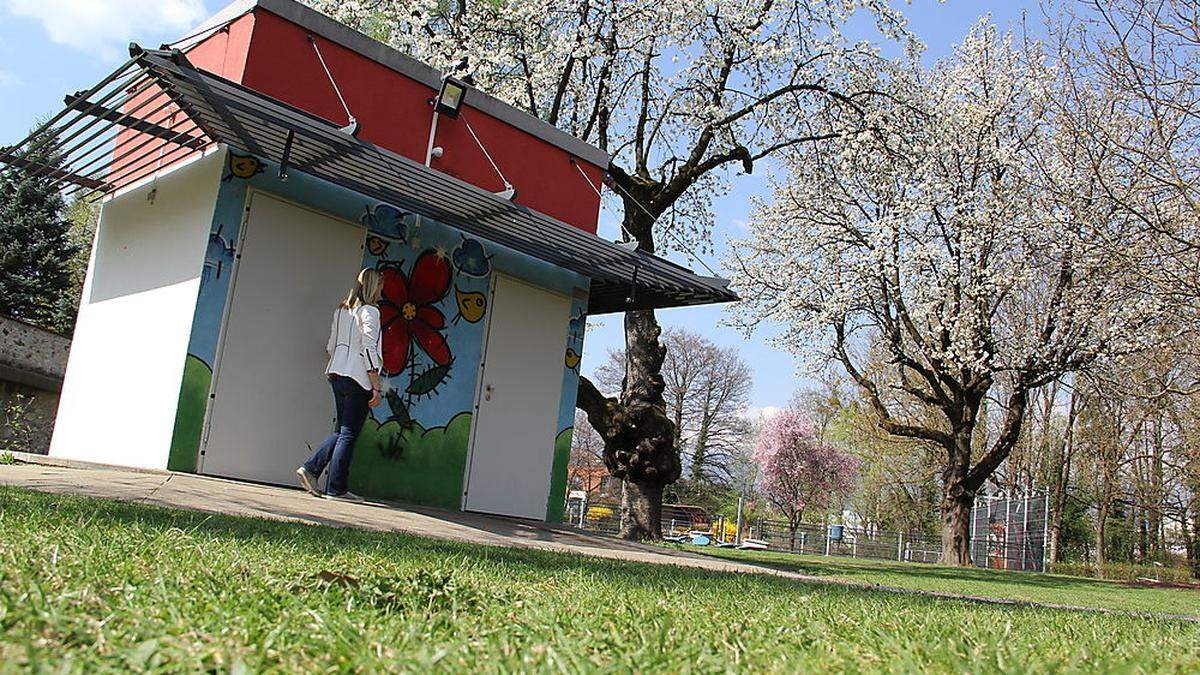 Die WC-Anlage im Kapuzinerpark in Wolfsberg ist dem Vandalismus schon oft zum Opfer gefallen