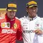 Sebastian Vettel und Lewis Hamilton