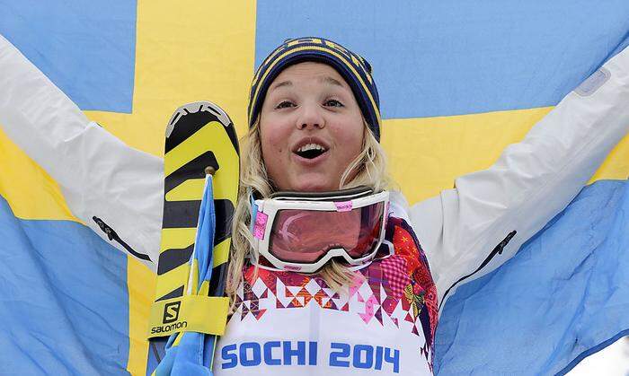 2014 jubelte Anna Holmlund in Sotschi über Olympia-Bronze