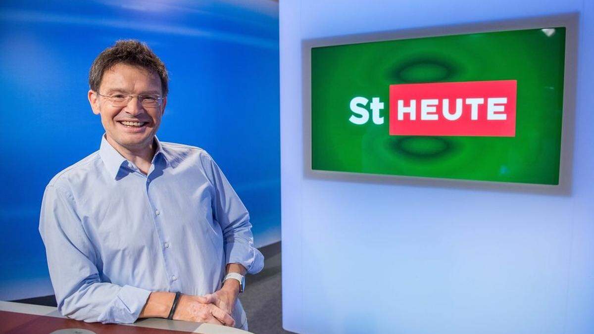 Der gebürtige Sulmtaler Franz Neger moderiert seit 15 Jahren die TV-Sendung „Steiermark heute“