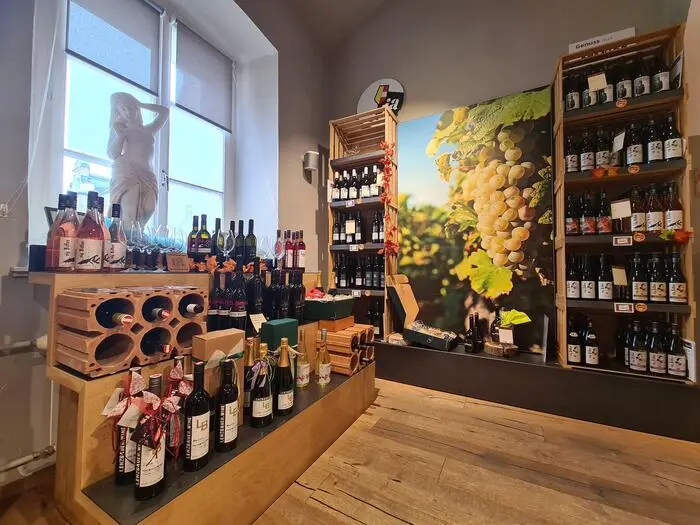 Das Sortiment an Lavanttaler Weinen im Haus der Region