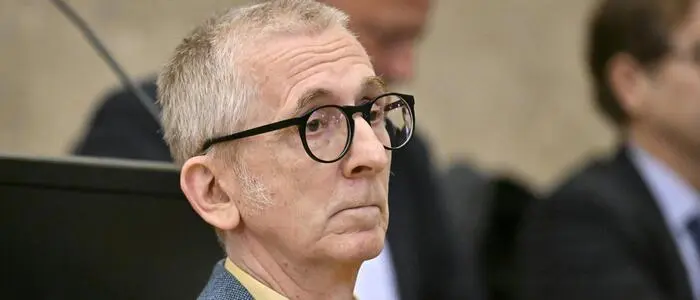 Günther Paal alias "Gunkl" vor Prozessbeginn im Wiener Straflandesgericht