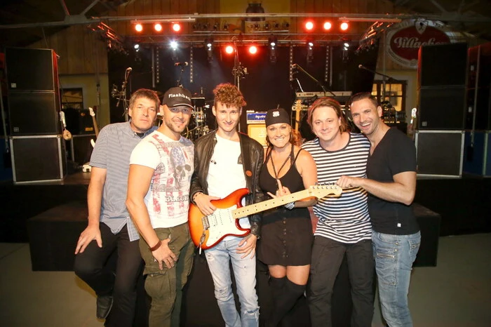 Mit der Gruppe „Flashback“ (Foto) erreichte die Stimmung ihren Höhepunkt. 