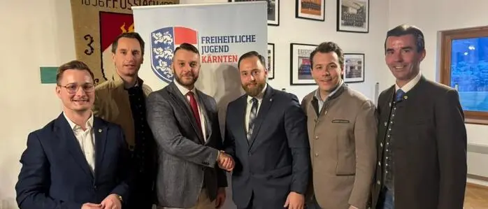 Erdesz wurde mit 100 Prozent Zustimmung zum Obmann der Freiheitlichen Jugend Kärnten gewählt