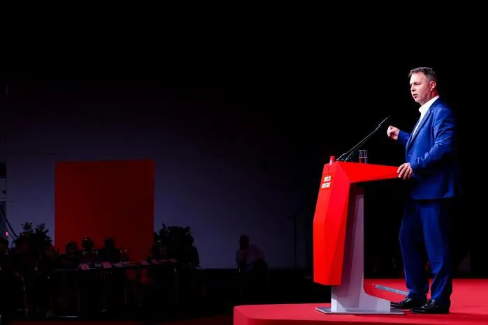 Andreas Babler am SPÖ-Parteitag in Graz