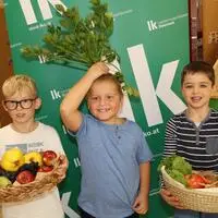 Die Kinder an der Volksschule Kainach bei Voitsberg hatten beim Besuch der Bäuerinnen sichtlich Spaß