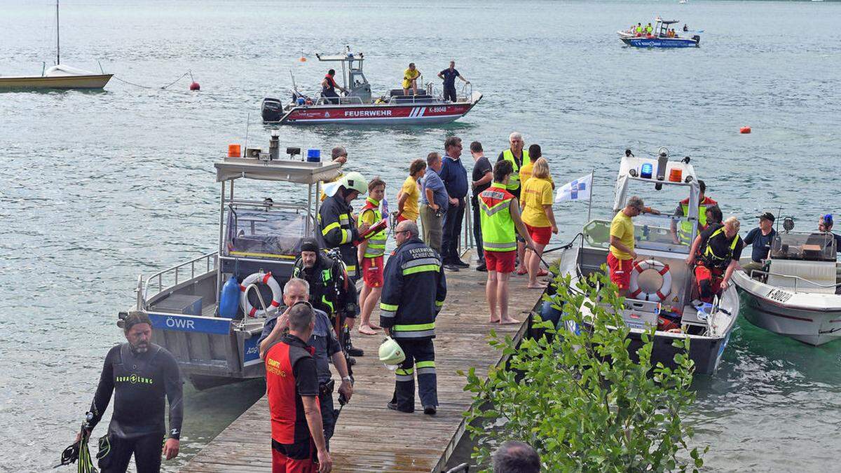 Große Suchaktion am Wörthersee