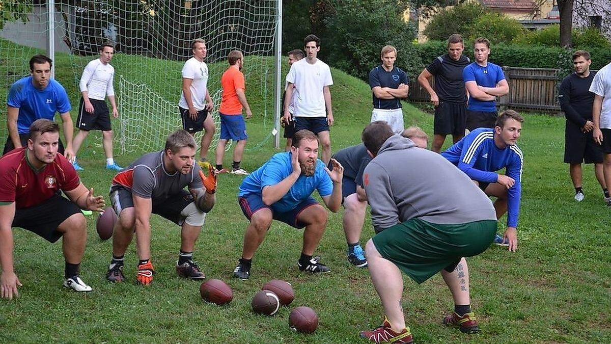 American Football gibt es jetzt auch in Bruck