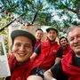 Das Almerlebnispark-Team freut sich sehr über den dritten Platz und hat gleich eine Fotocollage gemacht