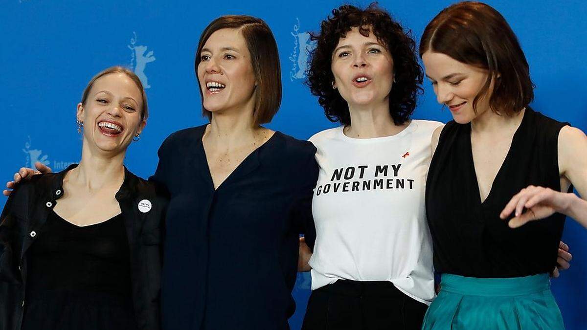 Starkes Team: Mavie Hörbiger, Pia Hierzegger, Regisseurin Marie Kreutzer und Valerie Pachner