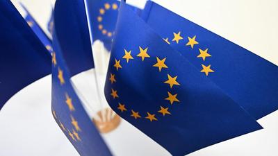 EU-Flaggen | Österreich gehört zu den besonders EU-skeptischen Mitgliedstaaten.