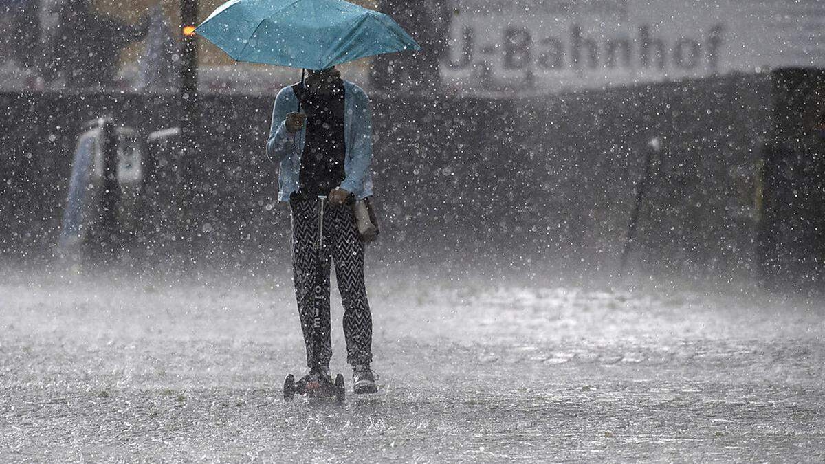 Heftige Unwetter in Deutschland 