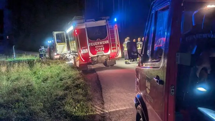 Dutzende Mitglieder von Feuerwehren suchten nach dem Vermissten