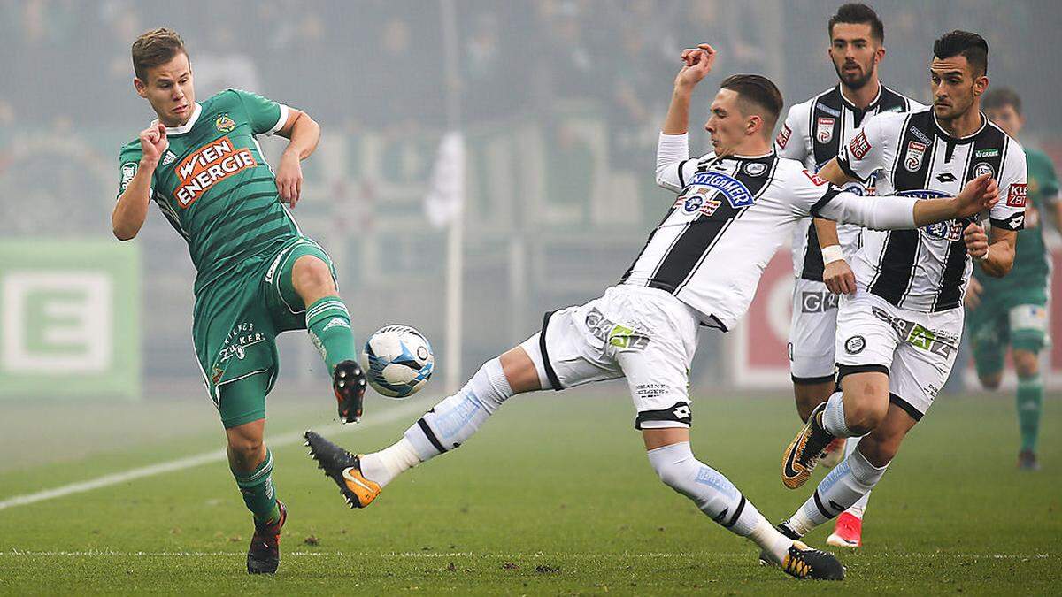 Sturm und Rapid kämpfen in Liebenau heute um drei Punkte