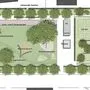 Eine Visualisierung des "Grünen Ecks" im Stadtteil Perau
