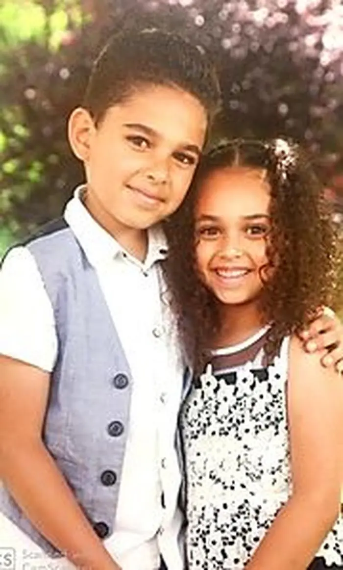 Kyro vor der Erkrankung mit seiner Schwester Maria