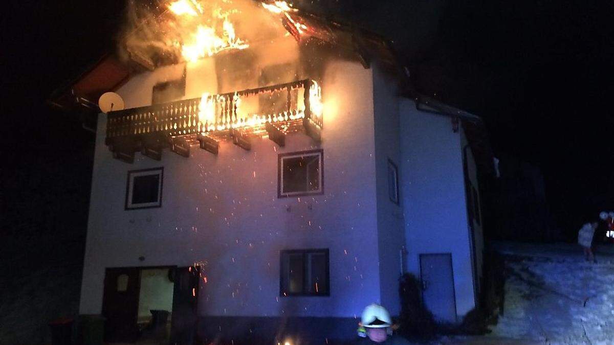 Brand in Altaussee