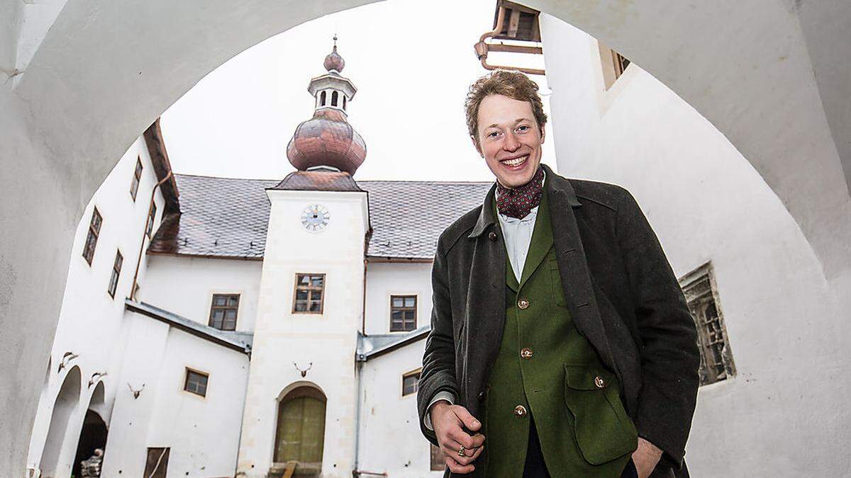 Constantin Staus-Rausch hat Schloss Grades 2015 gekauft und in der Folge renoviert (Archivbild)