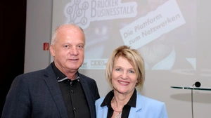 WK-Chef Erwin Fuchs, Bruck-Chefin Andrea Winkelmeier