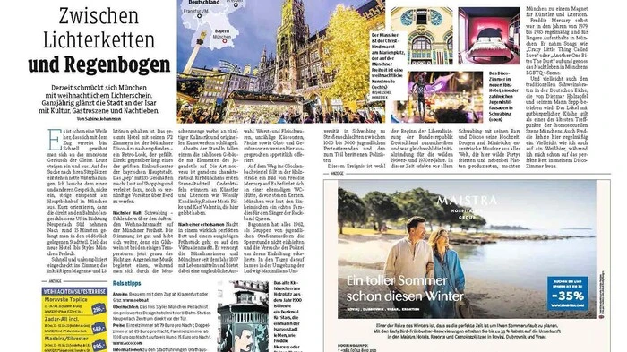 Rubrikenplatzierung "Reise"