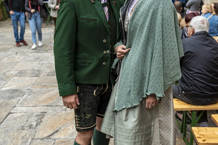 Michael und Corinna sind Aufsteirern-Fans: " Essen, trinken, zusammenstehen und Leute kennenlernen" - das macht das Steirerfest für die beiden aus