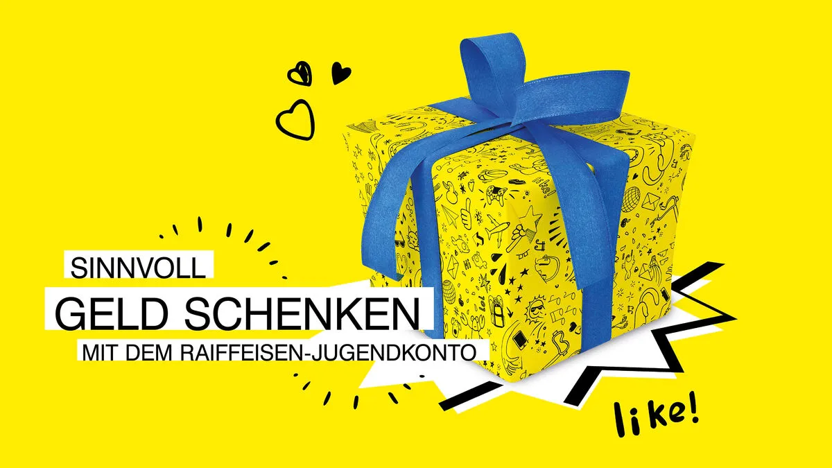 Mit dem Raiffeisen Jugendkonto lernen Jugendliche verantwortungsvollen Umgang mit Geld