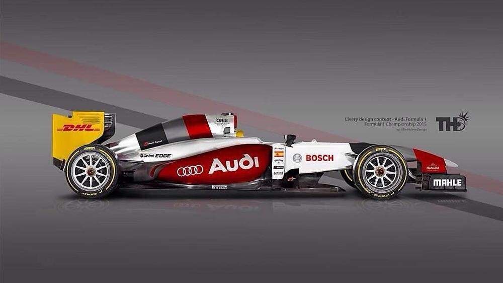 So könnte ein Audi-Formel-1 aussehen