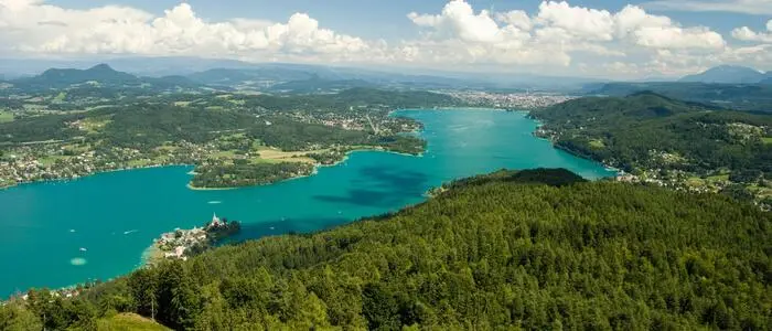 Ausblick am Wörthersee