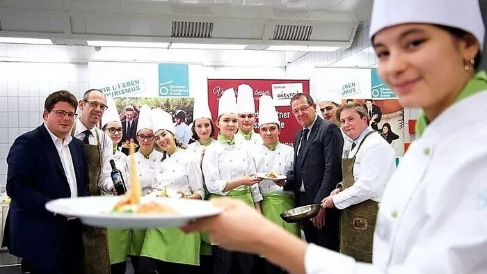 Die Schüler der KTS freuen sich schon auf ihren Auftritt am Wochenmarkt