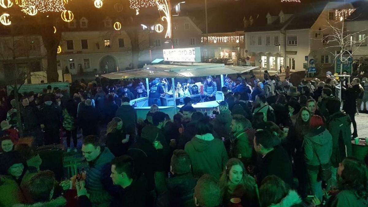 Am Weizer Hauptplatz wurde gefeiert