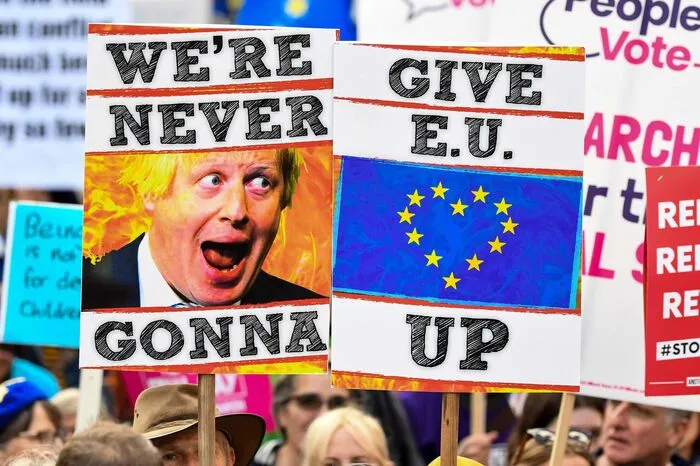 Weiter Bilder des Anti-Brexit-Protestmarsches!
