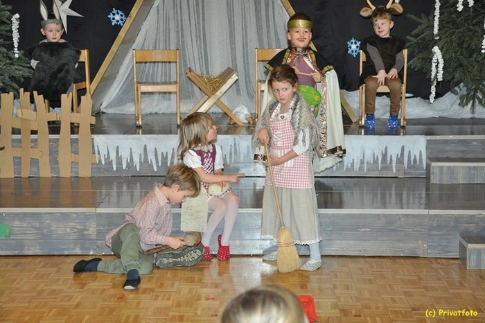 Großer Beifall der Besucher sorgte bei den Kindern für Freude und Stolz.